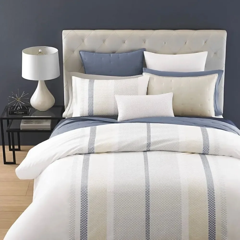 OAKE Leicester White‎ Euro Sham 26 x 26 set of 2
